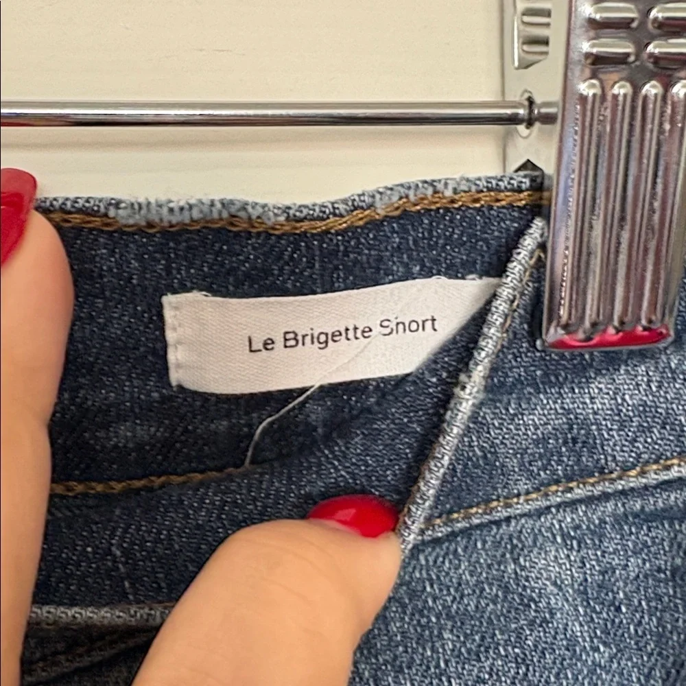 Frame Le Brigette Denim Shorts Blue Size 24